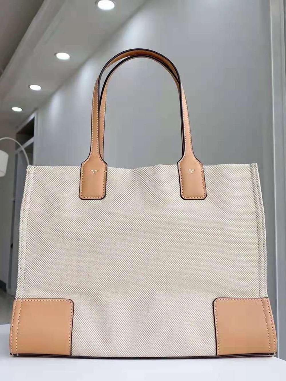 Tory Burch Ella Canvas Tote - Picture 2 of 4